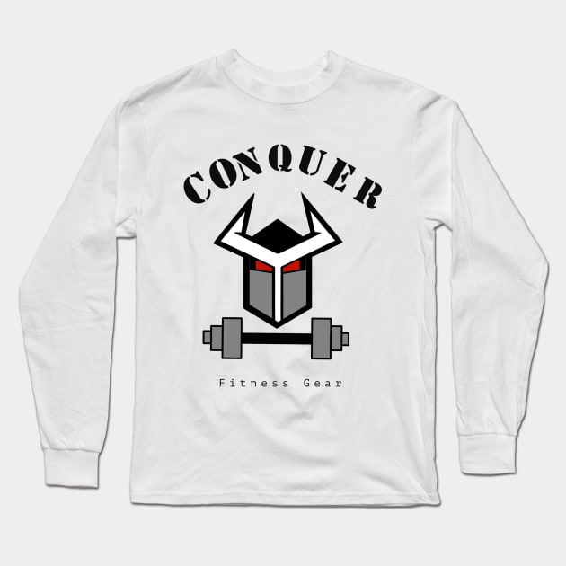 Conquer Fitness Gear Long Sleeve T-Shirt by Conquer Fitness Gear